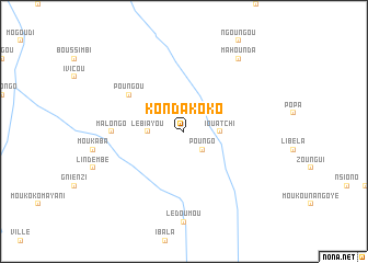 map of Kondakoko