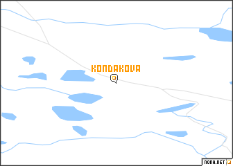 map of Kondakova