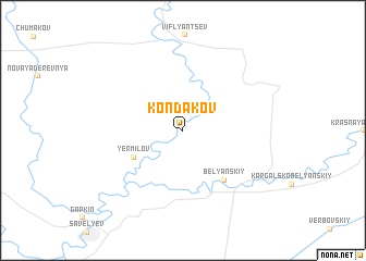 map of Kondakov