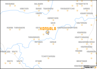 map of Kondala