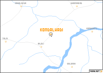 map of Kondalwādi