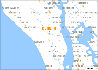 map of Kondan