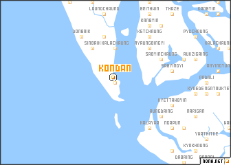 map of Kondan