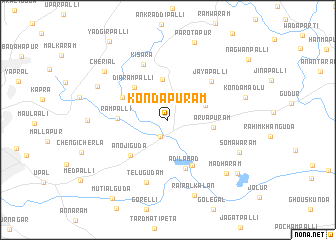 map of Kondapuram