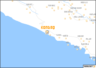 map of Kondaq