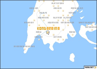 map of Kondáraina