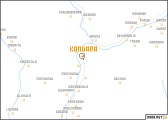 map of Kondara