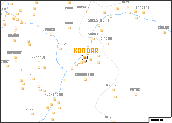 map of Kondar