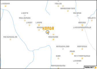 map of Konda