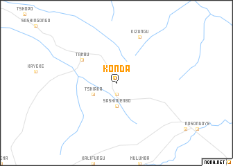 map of Konda