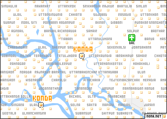 map of Konda