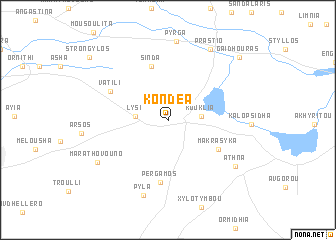 map of Kondea