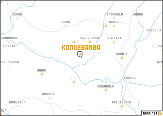 map of Konde-Bamba