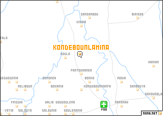 map of Kondéboun Lamina