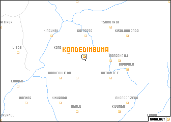 map of Konde di Mbuma