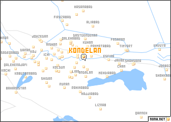 map of Kondelān