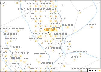 map of Kondel