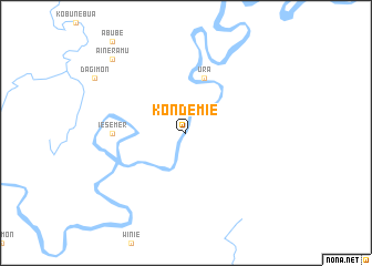 map of Kondemie