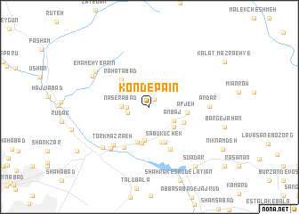 map of Kond-e Pā\