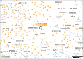 map of Konder