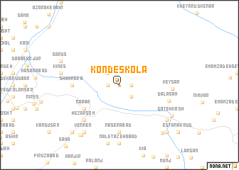 map of Kondes Kolā