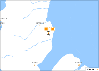 map of Konde