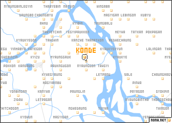 map of Konde