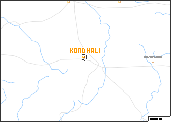 map of Kondhāli