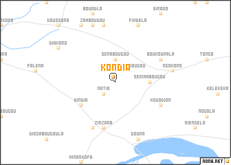 map of Kondia