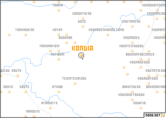 map of Kondia