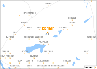 map of Kondia