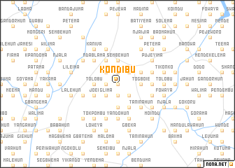 map of Kondibu