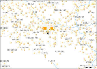 map of Kondići