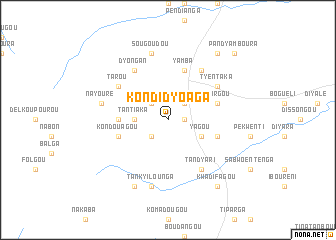 map of Kondidyoaga