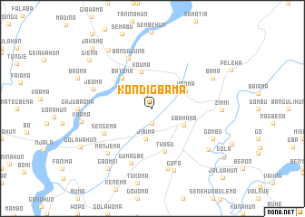 map of Kondigbama