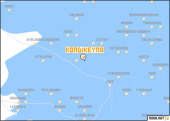 map of Kondi Keyna