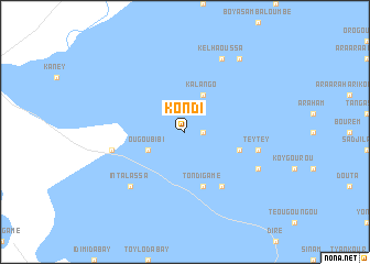 map of Kondi