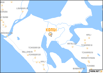 map of Kondi