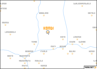 map of Kondi