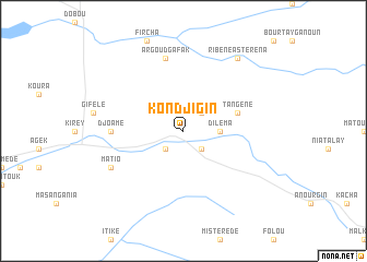 map of Kondjigin