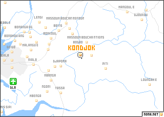 map of Kondjok