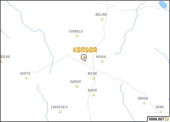 map of Kondoa