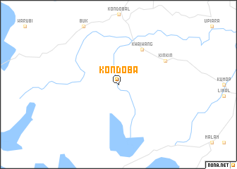 map of Kondoba