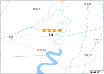 map of Kondokhin