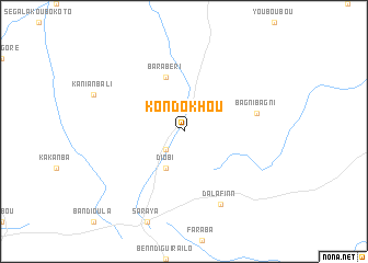 map of Kondokhou