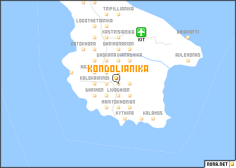 map of Kondoliánika