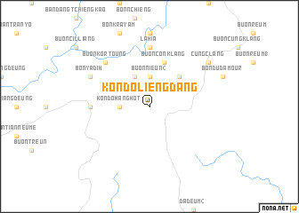 map of Kondo Lieng Dang