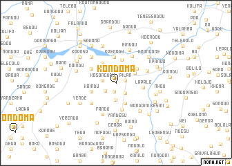 map of Kondoma