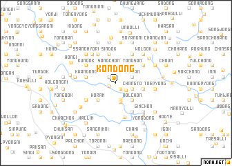 map of Kŏn-dong