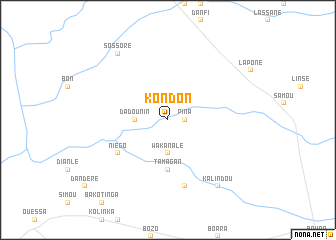 map of Kondon